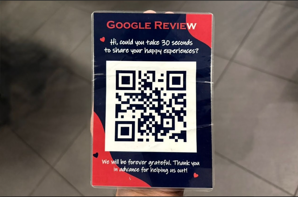 Review Management for Restaurant by QR