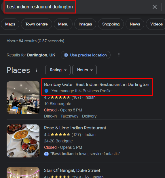 best indian restaurant darlington